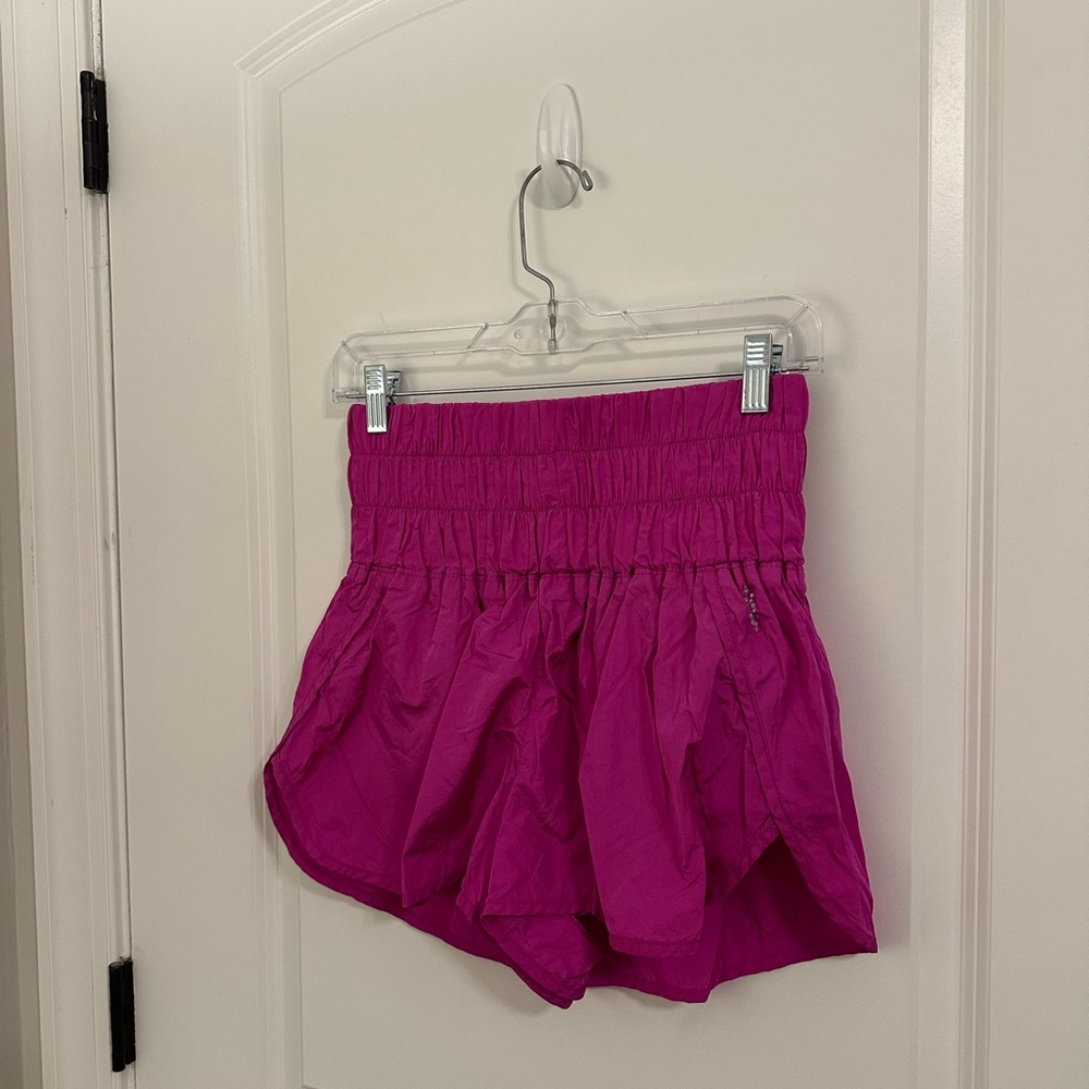 Free People Movement Way Home Shorts in Magenta!